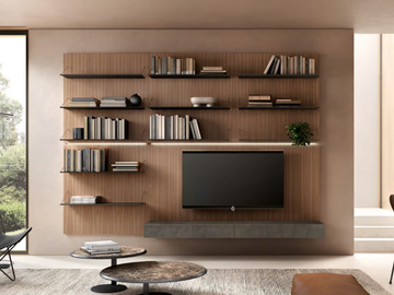 AIR - Open wall-mounted wooden bookcase by Capo d’Opera - view 2